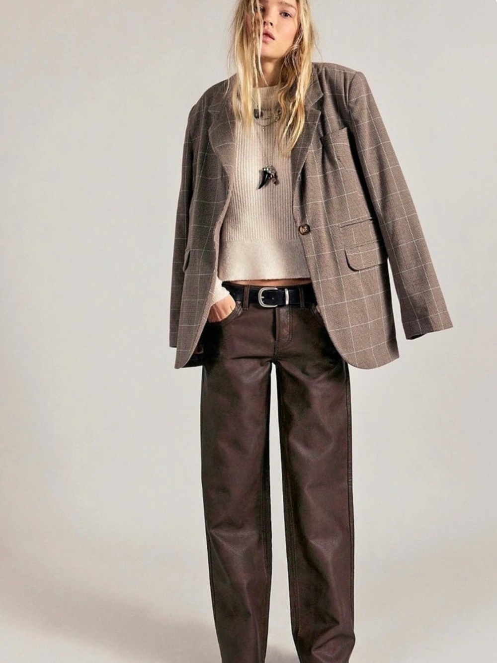 Free People We The Free Tennessee Low-Rise
Vegan Leather Pants - NWT